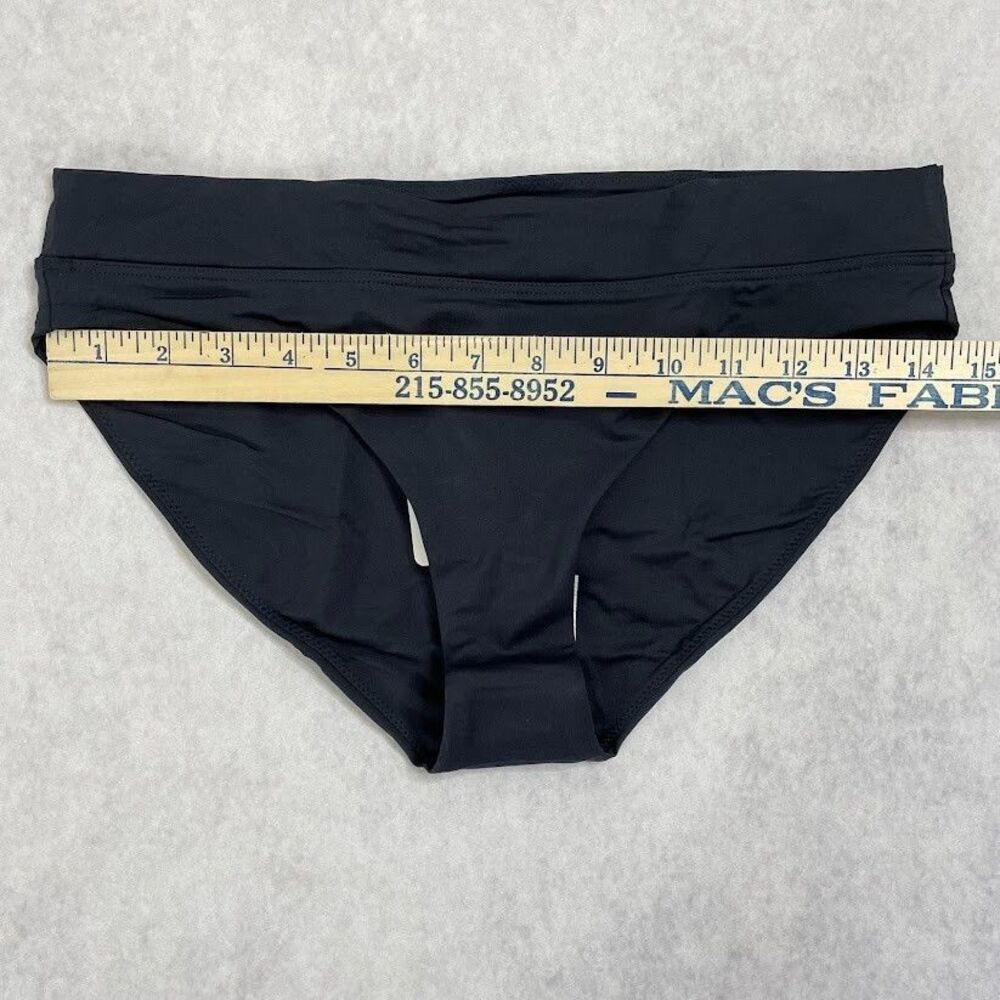 prAna Black Bikini Bottom Womens Small Mid Rise Modest Beach Vacation NEW! - Picture 13 of 13